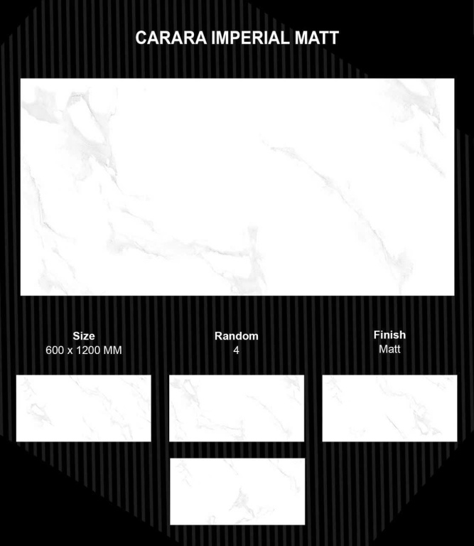 Gạch Ấn Độ - CARARA IMPERIAL MATT