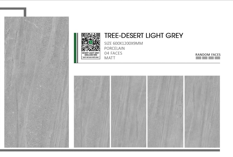 Gạch Ấn Độ - TREE-DESERT LIGHT GREY
