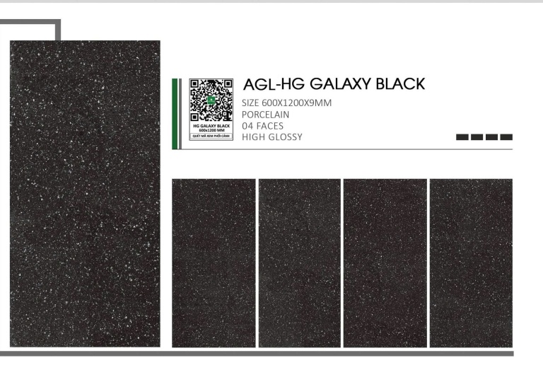 Gạch Ấn Độ - AGL-HG GALAXY BLACK