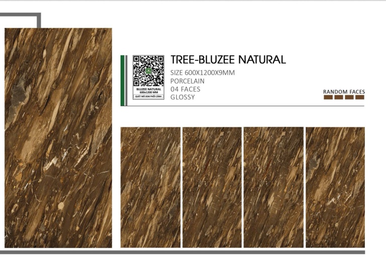 Gạch Ấn Độ - TREE-BLUZEE  NATURAL