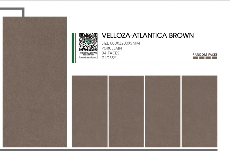 Gạch Ấn Độ - VELOZZA-ATLANTICA BROWN