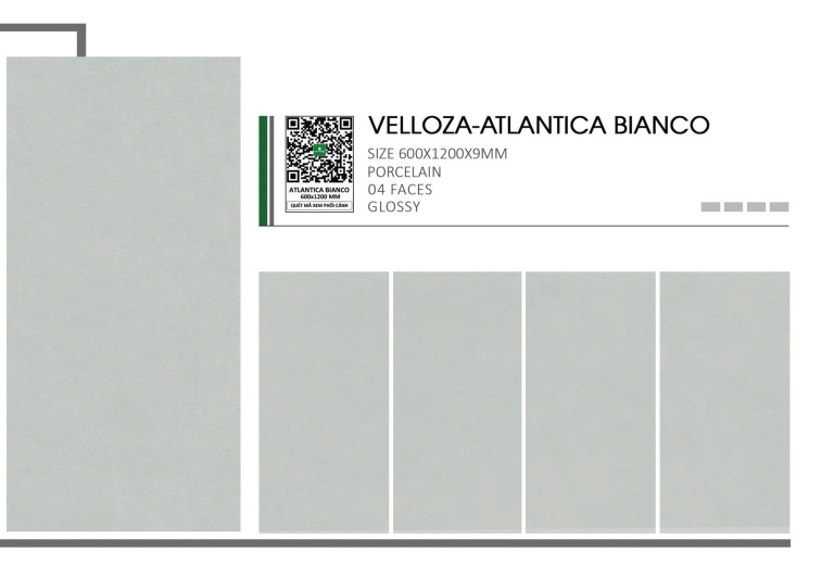 Gạch Ấn Độ - VELOZZA-ATLANTICA BIANCO