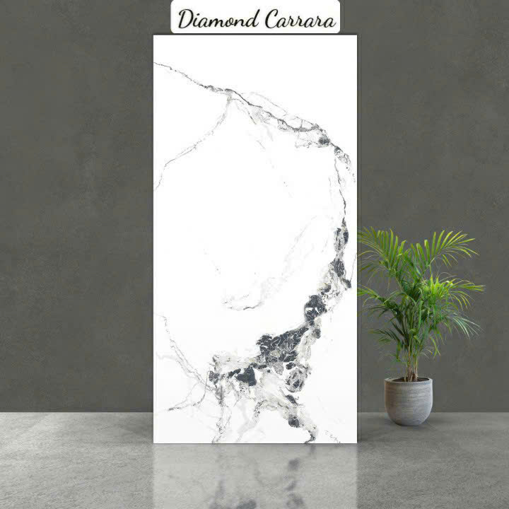Gạch Ấn Độ - Diamond Carrara